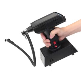 Coupon Portable 12V Cordless Electric LCD Air Compressor Pump Ball Car Tyre Inflator