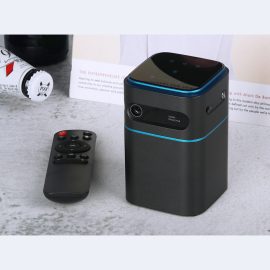 Coupon Thundeal T042 Mini DLP WIFI Projector Android TV 9.0 5G-WIFI Built-in 7000mAh Battery 320 ANSI lumens 1080P Supported 2+16GB Mini Outdoor Movie