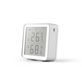 Coupon Tuya WiFi Smart Wireless Humidity Temperature Sensor With LCD Screen Display Smart Home Alarm Push Works With Alexa Google Home