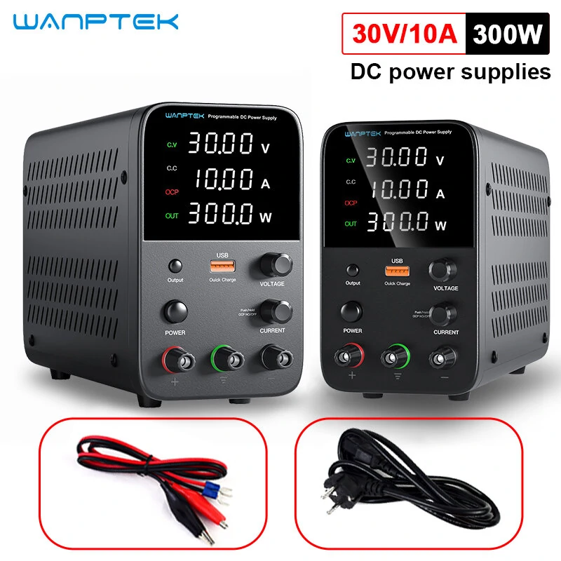 Coupon Wanptek Programmable DC Power Supply WPS3010H Laboratory Maintenance Workbench 30V 10A Voltage Current Regulator AC 220V 110V