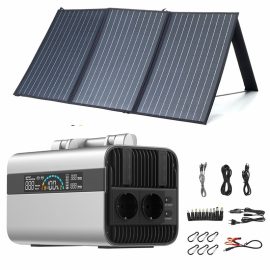 Coupon XMUND XD-SP2 100W 18V Solar Panel With 600W 156000mAh Portable Power Station 220V 50Hz Solar Generator Emergency Power Supply Set For Camping Travel