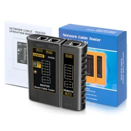 Coupon ANENG Network Cable Tester RJ45 RJ11 RJ12 CAT5 UTP LAN Cable Tester Network Pairing Tool M469D