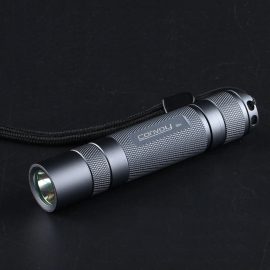 Coupon Convoy S2+ LH351D Ra 90 High CRI 4 Modes/12-Group Modes 18650 Flashlight Orang Peel Reflector Long Range LED Torch