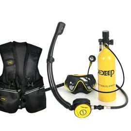 Coupon DIDEEP X5000 Plus 2L Scuba Diving Tank Set Snorkeling Air Oxygen Cylinder Underwater Equipment