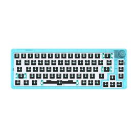 Coupon GamaKay LK67 Keyboard Customized Kit 67 Keys RGB Hot Swappable bluetooth Translucent 65% Programmable Triple Mode Wired bluetooth 5.0 2.4GHz Keyboard Kit NKRO PCB Mounting Plate Case with Rotate Button Custom Keyboard