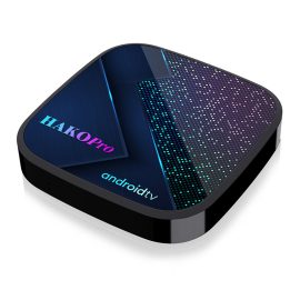 Coupon HAKO Pro Android 11 Smart TV Box 4G+32GB Amlogic S905Y4 2.4G/5G Dual Band WiFi Support 4K UHD BT5.0 Set Top Box