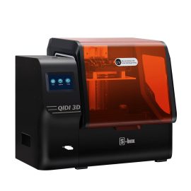 Coupon QIDI® S-box UV LCD Resin 3D Printer 215*130*200mm Build Volume with Upgraded Matrix UV Module/Large Resin Vat Capacity/High Accuracy Printing