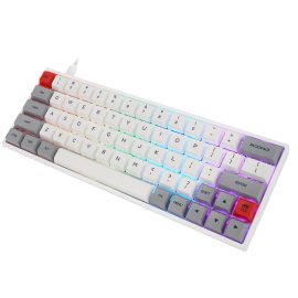 Coupon SKYLOONG SK64S Mechanical Keyboard 64 Keys NKRO bluetooth 5.1 Type-C Dual Mode RGB Backlight PBT Keycaps Gateron Optical Switch Gaming Keyboard