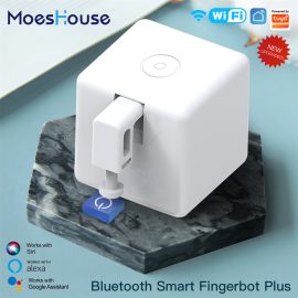 Coupon Tuya Finger Robot Switch Smart Home Bluetooth Mechanical Arms Bot Button Pusher Smart Life App Voice Control Alexa Google Home