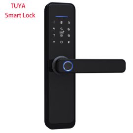 Coupon Tuya WiFi Smart Lock Core Cylinder Intelligent Security Door Lock Bluetooth Double Lock Body Encryption with Keys Work with Smart Life APP