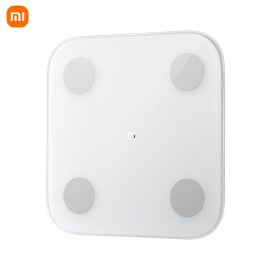 Coupon Xiaomi Smart Body Scale 2 Bluetooth 5.0 LED Digital Display Weight Scale Real-time Measurement High precision Pressure Sensor Fitness Scale