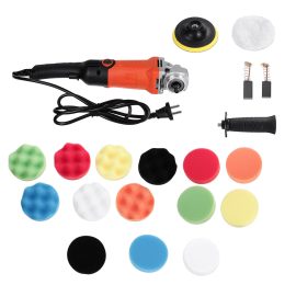 Coupon 220V 2000W Black + Orange ABS 6000-8800r Electric Polisher For Automobile, Woodworking, Furniture Industry, Hardware, Electronic Components