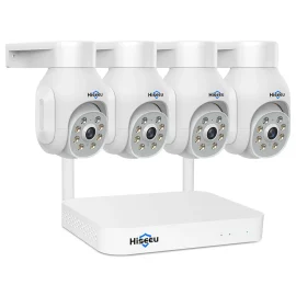 Coupon 3MP Wireless WiFi CCTV Video Surveillance Camera System Outdoor Audio Street Security Protection IP Kit Hiseeu Motion Alarm