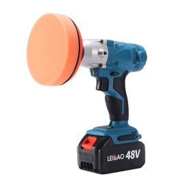 Coupon 600W 48V EU/US Plug Wireless Polishing Machine Drilling Waxer Scratch Repair Grinding Tool Grinder Hand Drill