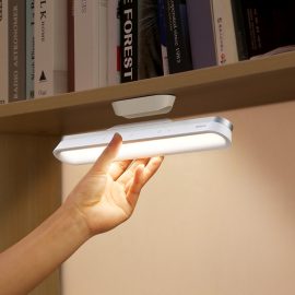 Coupon Baseus Desk Lamp Hanging Magnetic LED Table Lamp Chargeable Stepless Dimming Cabinet Light Night Light For Closet Wardrobe