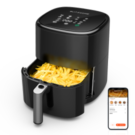 Coupon BlitzHome® BH-AF2 5L Smart Best Air Fryer with APP Control & Air Fryer Recipes RNC Technology 360° Hot Air Circulation Removable Nonstick Basket with Smart Recipe Book