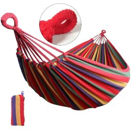 Coupon Canvas Swing Hammock Leisure Hanging Bed Outdoor Garden Travel