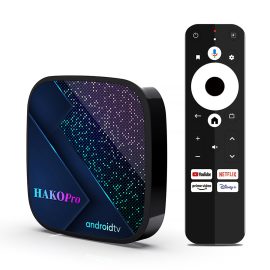 Coupon HAKO Pro Android 11 Smart TV Box 4G+64GB Amlogic S905Y4 2.4G/5G Dual Band WiFi Support 4K UHD BT5.0 Set Top Box