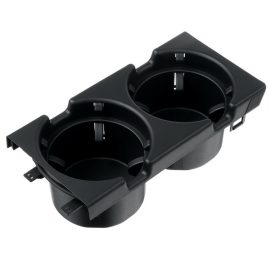 Coupon New Double Hole Car Styling Front Center Console Storage Cup Holder For BMW E46 Series 1999-2006