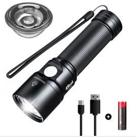 Coupon NEXTOOL 4TOOL ED20 XPH50.2 2200LM TIR Lens Strong LED Floodlight Built-in 4800mAh 21700 Battery Type-C USB Rechargeable Ultra Bright Powerful Flashlight Mini Torch