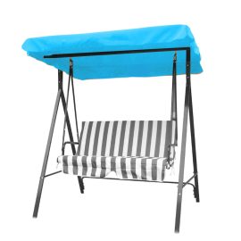 Coupon Outdoor 3 Seater Garden Swing Chair Replacement Canopy Spare Fabric Waterproof Cover