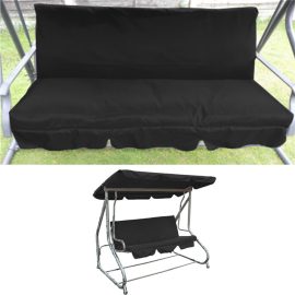 Coupon Outdoor Swing Chair Waterproof Cover Patio Garden Replacement Cushion Dust Protector