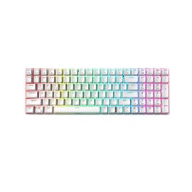 Coupon Royal Kludge RK100 Mechanical Keyboard 100 Keys Triple Mode Wireless bluetooth5.0 + 2.4Ghz + Type-C Wired Hot-swappable RK Switch USB Hub Rechargeable RGB Backlit Gaming Keyboard