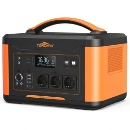 Coupon TOPSHAK TS-PS1500 1408Wh Portable Power Station Outdoor RV/Van Camping Urgent Solar Generator Solar Mobile Lithium Battery Pack – EU