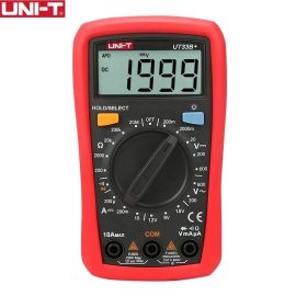 Coupon UNI-T UT33B+ Digital Multimeter Manual Range AC DC 200mV~600V Voltage Meter DC 10A Current Tester Resistance Meter