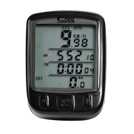 Coupon Waterproof LCD Display Cycling Bike Bicycle Computer Odometer Speedometer with Green Backlight bicycle computer bike