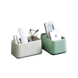 Coupon WuMing Two-Color Desktop Storage Box Closing Design Three-Point Grid Optimization ABS Lightweight Compact Storage Box From XM