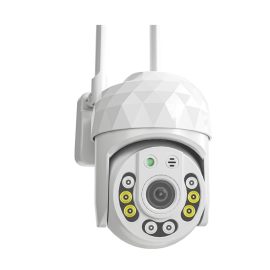 Coupon Xiaovv V380 pro HD 1080P Mini WIFI IP Camera Waterproof Infrared Full Color Night Vision Security Camera with 8 Lights