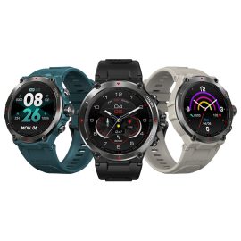 Coupon Zeblaze Stratos 2 GPS 360*360px Always-On AMOLED Display 4 Modes Heart Rate Blood Pressure SpO2 Monitor 100+ Watch Faces 5ATM Waterproof Smart Watch