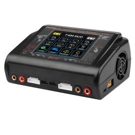 Coupon HTRC T400 Pro AC 200W DC 400W 12A*2 Dual Channel Lipo Battery Charger Discharger for LiPo LiHV LiFe Lilon NiCd NiMh Pb Battery