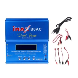 Coupon IMAX B6AC 80W 6A Updated Balance Charger Discharge for Lipo/Li-ion/LiFe/NiMh Battery – EU Plug