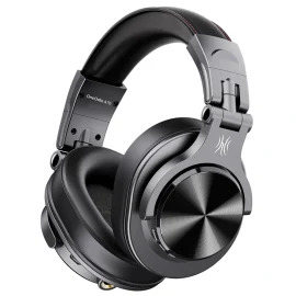 Coupon OneOdio A70 Headset bluetooth Headphone Hi-Res Audio Professional Studio Monitor DJ Headphones 3.5mm 6.35mm Over-Ear Wireless Headset