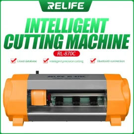Coupon Relife RL-870C Intelligent Cutting Machine Phone Front Glass Back Cover Protect Hydrogel Films plotter Cut Tool Protective Tape Machine – EU Plug