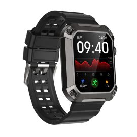 Coupon Rogbid S2 5ATM IP69K Waterproof 1.83 inch HD Screen bluetooth Call Heart Rate Blood Pressure SpO2 Monitor Fitness Tracker Outdoor Rugged Smart Watch