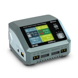 Coupon SKYRC D200NEO AC200W DC800W 20A*2 PD3.0 Dual Channel Lipo Charger for 1-6S LiPo Battery – UK Plug