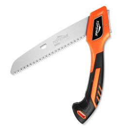 Coupon TOPSHAK TS-DS2 8-Inch 210mm Folding Saw SK-5 High Carbon Steel Triple Cut Teeth Japanese Pull Saw