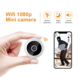 Coupon A9 Upgraded 1080P HD Mini Wireless WIFI IP Camera DVR Motion Detection Night Vision Sound Detection for Home Security