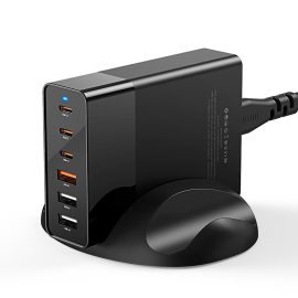 Coupon BlitzWolf® BW-S25 75W 6 Ports Desktop Charging Station Charger PPS PD3.0 QC3.0 SCP Fast Charging For iPhone 14 14 Plus 14 Pro Max For Samsung Galaxy Z Fold 4 S22 Ultra MacBook Air For iPad Pro 2021