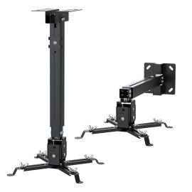 Coupon BlitzWolf® BW-VF2 Celling Wall Projector Mount Adjustable Universal Extendable Hanging Mount Bracket Projector Stand 30°Rotatable 4 Dual-connect Support Arms