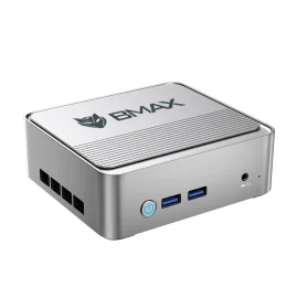 Coupon BMAX B3 Intel Jasper Lake N5095 Mini PC 8GB DDR4 RAM 256GB M.2 SSD Quad Core 2.0GHz to 2.9GHz 1000M LAN HDMI 4K HD 60Hz Windows11 Mini Computer – Silver