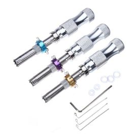 Coupon DANIU 3Pcs Tubular 7 Pins Lock Pick Tool Locksmith Tool Lock Pick Set