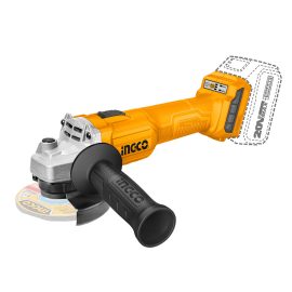 Coupon INGCO CAGLI20157 20V Brushless Cordless Angle Grinder M14 9000rpm withou Battery for Cut Through Metals PVC Pipe Sharpen Tools