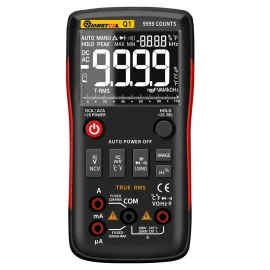 Coupon Mustool Q1 Digital Multimeter 9999 Analog Tester True RMS Professional Multimetro DIY Transistor Capacitor NCV Testers Lcr Meter