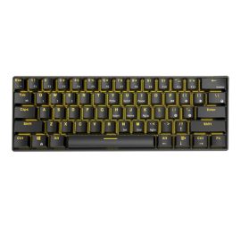 Coupon Royal Kludge RK61 Mechanical Keyboard bluetooth Wired Dual Mode 60% Golden / Ice Blue Backlit Gaming Keyboard