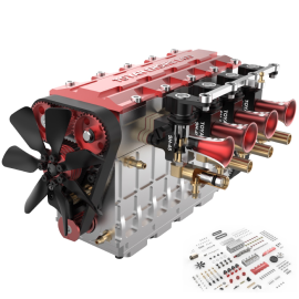 Coupon TOYAN FS-L400WC DIY KIT 14cc Inline 4 Cylinder Four Stroke Water Cooled Nitro Engine Model Assembly RC Car Boat Ship Airplanes Parts