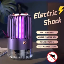 Coupon AGSIVO Cordless Rechargeable Electric Mosquito Bug Zapper Mosquito Killing Lamp Fly Trap Fly Zapper With 2000mAh Battery For Home / Backyard / Patio